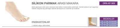 Silikon Parmak Arası Makara 1 Silikon Parmak Arası Makara