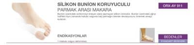 Silikon Bunion Koruyuculu Parmak Arası Makara 1