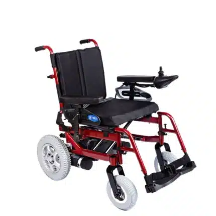 Comfort Plus Allure Akülü Tekerlekli Sandalye Bordo renk