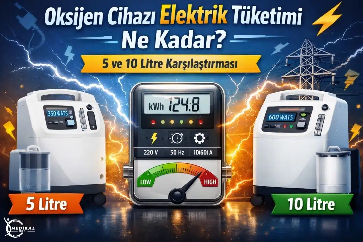 Oksijen Cihazı Elektrik Tüketimi Ne Kadar 5 ve 10 Litre Karşılaştırması