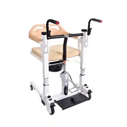Comfort Plus DM-160 Tuvaletli Tekerlekli Sandalye (MANUEL) Ayak Pedallı